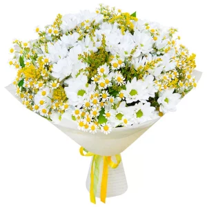 Букеты с ромашками